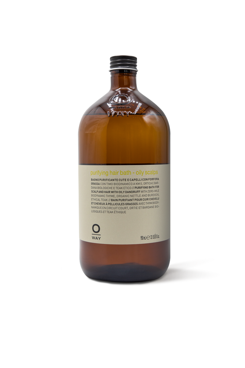purifying hair bath - oily scalps