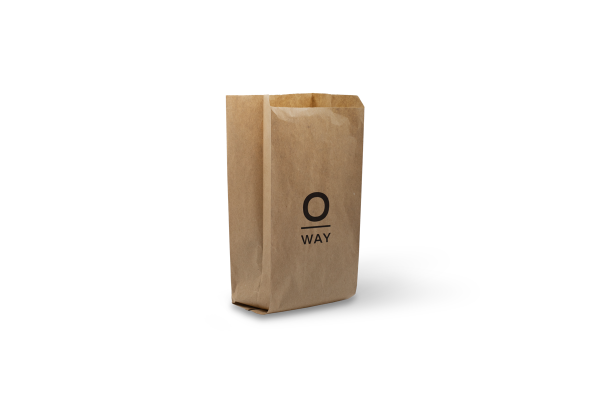 raw paper bag