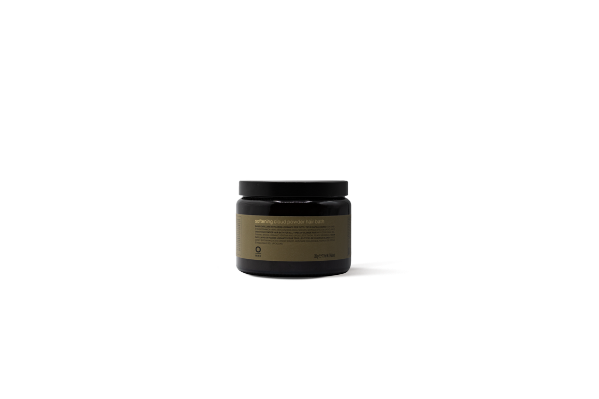 softening cloud powder hair bath